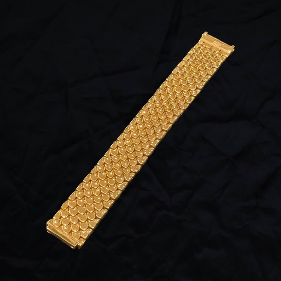 Authentic Roberto Coin 18k Gold & Diamond Pave Appassionata 5-Row Woven Bracelet - Picture 6 of 8